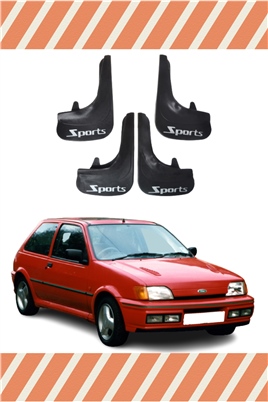 Ford Fiesta 1990-2002 Sports Yazılı 4Lü Tozluk Çamurluk Paçalık    