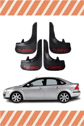 Ford Focus 2 Tunıng Yazılı 4Lütozluk Çamurluk Paçalık      