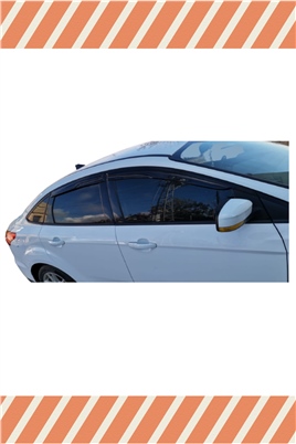 Ford Focus 3 Sedan 2011-2015 Modellerine Özel 4Lü Mügen Tip Cam Rüzgarlığı