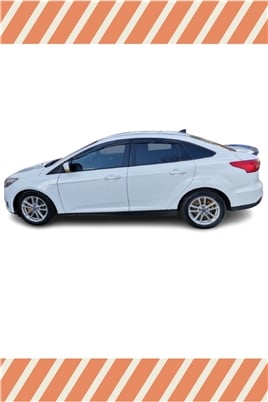 Ford Focus 3 Sedan 2011-2015 Modellerine Özel 4Lü Mügen Tip Cam Rüzgarlığı
