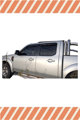 Ford Ranger 1999-2012 Modellerine Özel 4Lü Mügen Tip Cam Rüzgarlığı