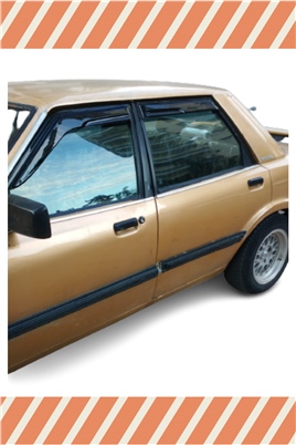 Ford Taunus  Sd Tüm  Modellerine Özel 4Lü Mügen Tip Cam Rüzgarlığı