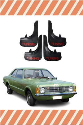Ford Taunus Tunıng Yazılı 4Lü Tozluk Çamurluk Paçalık       
