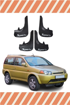 Honda Hrv 1998-2006 Sports Yazılı 4Lü Tozluk Çamurluk Paçalık    