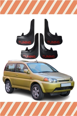 Honda Hrv 1998-2006 Tunıng Yazılı 4Lü Tozluk Çamurluk Paçalık    