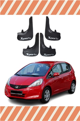 Honda Jazz 2009-2015  Sports Yazılı 4Lü Tozluk Çamurluk Paçalık