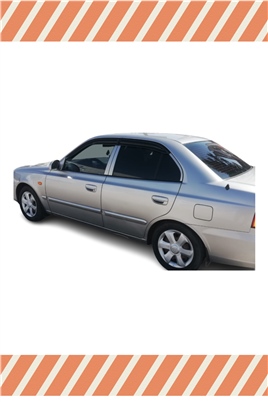 Hyundai Accent Admira 2003-2006 Modellerine Özel 4Lü Mügen Tip Cam Rüzgarlığı
