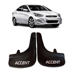 Hyundai Accent Blue Accent yazılı 2Li Tozluk Çamurluk Paçalık    