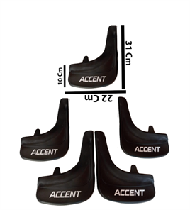 Hyundai Accent Blue Accent yazılı 4Lü Tozluk Çamurluk Paçalık