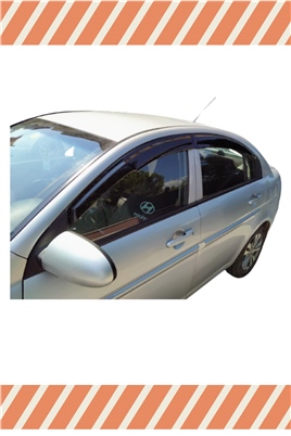 Hyundai Accent Era  2005-2011 Modellerine Özel 4Lü Mügen Tip Cam Rüzgarlığı