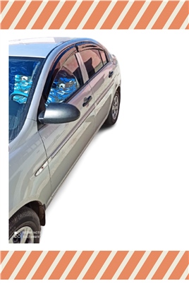 Hyundai Accent Era  2005-2011 Modellerine Özel 4Lü Mügen Tip Cam Rüzgarlığı