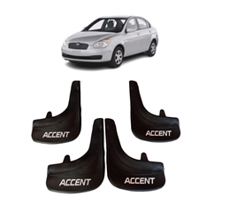 Hyundai Accent Era Accent yazılı 4Lü Tozluk Çamurluk Paçalık