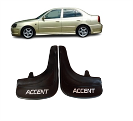 Hyundai Accent Milenyum Accent yazılı 2Li Tozluk Çamurluk Paçalık    