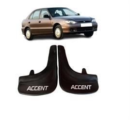 Hyundai Accent Yumurta Kasa Accent yazılı 2Li Tozluk Çamurluk Paçalık    