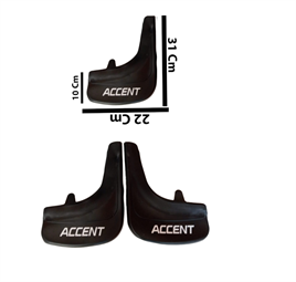 Hyundai Accent Yumurta Kasa Accent yazılı 2Li Tozluk Çamurluk Paçalık    
