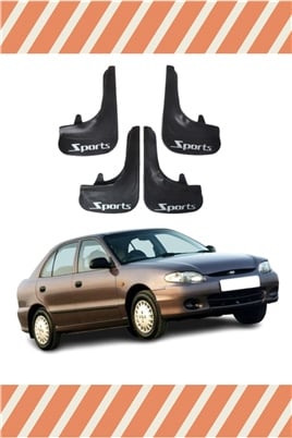 Hyundai Accent Yumurta Kasa Sports Yazılı 4Lü Tozluk Çamurluk Paçalık