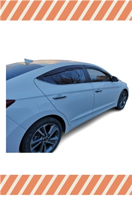 Hyundai Elantra 2016-2020 Modellerine Özel 4Lü Mügen Tip Cam Rüzgarlığı