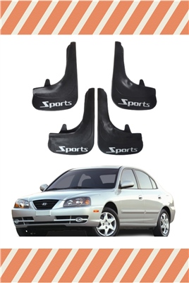 Hyundai Elentra 2002-2007 Sports Yazılı 4Lü Tozluk Çamurluk Paçalık