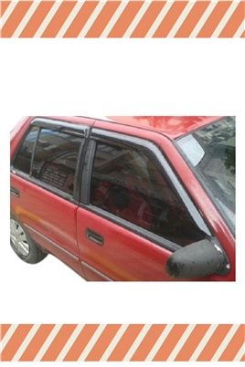Hyundai Excel Tüm  Modellerine Özel 4Lü Mügen Tip Cam Rüzgarlığı