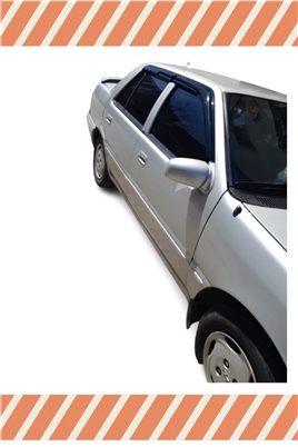 Hyundai Excel Tüm  Modellerine Özel 4Lü Mügen Tip Cam Rüzgarlığı
