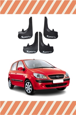Hyundai Getz Tüm Kasalar Sports Yazılı 4Lü Tozluk Çamurluk Paçalık   
