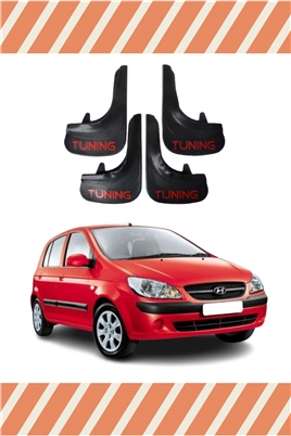 Hyundai Getz Tüm Kasalar Tunıng Yazılı 4Lü Tozluk Çamurluk Paçalık   