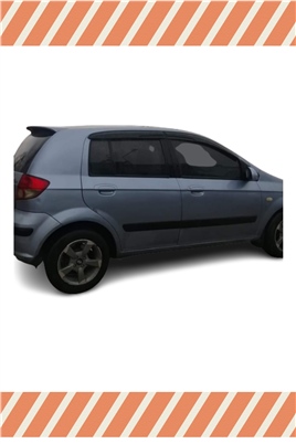Hyundai Getz Tüm  Modellerine Özel 4Lü Mügen Tip Cam Rüzgarlığı