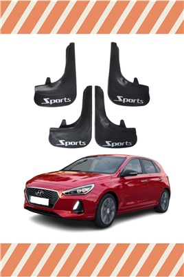 Hyundai İ30 Sports Yazılı 4Lü Tozluk Çamurluk Paçalık   