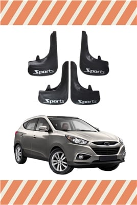 Hyundai İx 35 Tüm Kasalar Sports Yazılı 4Lü Tozluk Çamurluk Paçalık   
