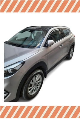 Hyundai  Tucson 2015-2020 Modellerine Özel 4Lü Mügen Tip Cam Rüzgarlığı