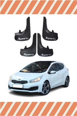 Kia Ceed Sports Yazılı 4Lü Tozluk Çamurluk Paçalık   