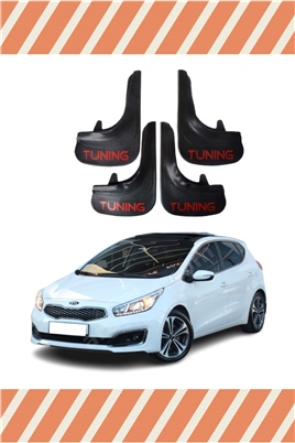 Kia Ceed Tunıng Yazılı 4Lü Tozluk Çamurluk Paçalık   