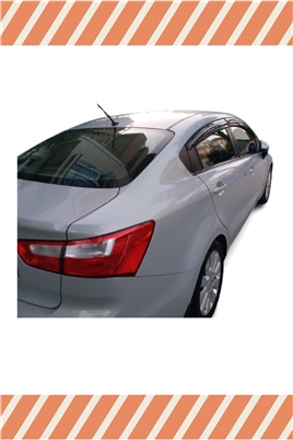 Kıa Rio Sedan 2011-2017 Modellerine Özel 4Lü Mügen Tip Cam Rüzgarlığı