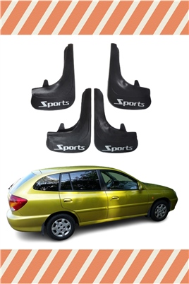 Kia Rio Stw 2003-2005 Sports Yazılı 4Lü Tozluk Çamurluk Paçalık   