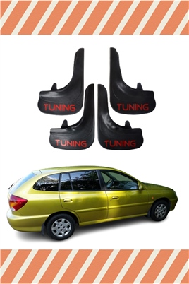 Kia Rio Stw 2003-2005 Tunıng Yazılı 4Lü Tozluk Çamurluk Paçalık   