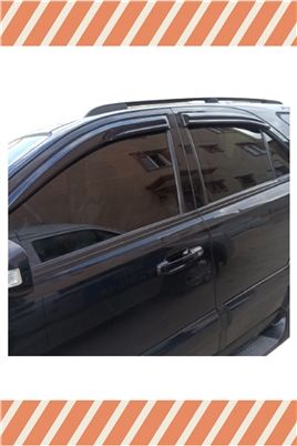 Kıa Sorento 2002-2010 Modellerine Özel 4Lü Mügen Tip Cam Rüzgarlığı