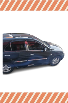 Kıa Sorento 2002-2010 Modellerine Özel 4Lü Mügen Tip Cam Rüzgarlığı