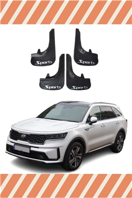 Kia Sorento Sports Yazılı 4Lü Tozluk Çamurluk Paçalık   