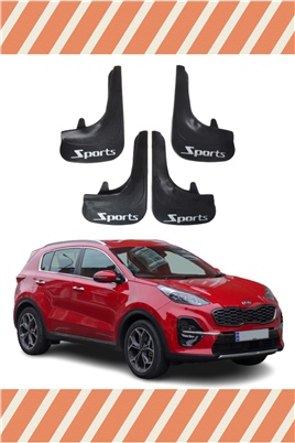Kia Sportage Sports Yazılı 4Lü Tozluk Çamurluk Paçalık   