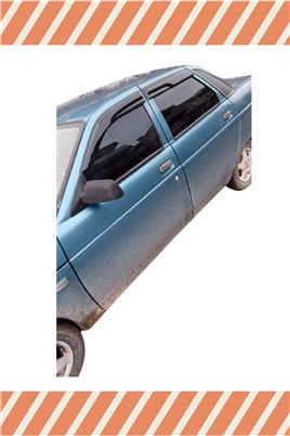 Lada Vega Sedan Tüm  Modellerine Özel 4Lü Mügen Tip Cam Rüzgarlığı