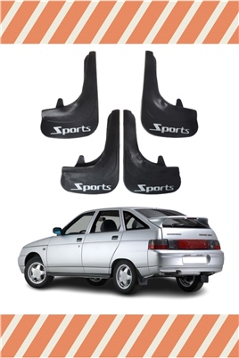 Lada Vega Sports Yazılı 4Lü Tozluk Çamurluk Paçalık   