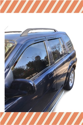 Land Rover  Freelander 1 1998-2007 Modellerine Özel 4Lü Mügen Tip Cam Rüzgarlığı