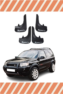 Land Rover Freelander 1 Sports Yazılı 4Lü Tozluk Çamurluk Paçalık   