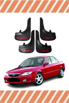Mazda 303 Familia Tunıng Yazılı 4Lü Tozluk Çamurluk Paçalık   