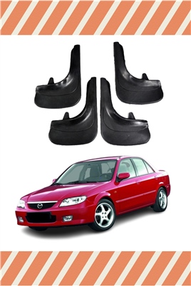 Mazda 323 4Lü Tozluk Çamurluk Paçalık   