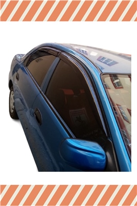 Mazda 323  Familia 1996-1999 Modellerine Özel 4Lü Mügen Tip Cam Rüzgarlığı