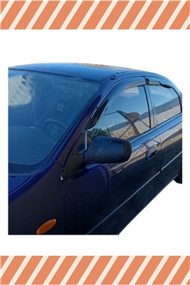 Mazda 323  Familia 1996-1999 Modellerine Özel 4Lü Mügen Tip Cam Rüzgarlığı