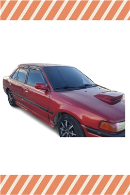 Mazda 323 Sedan 1990-1996 Modellerine Özel 4Lü Mügen Tip Cam Rüzgarlığı