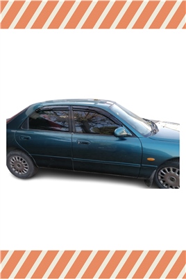 Mazda 626 Sedan 1992-1997 Modellerine Özel 4Lü Mügen Tip Cam Rüzgarlığı