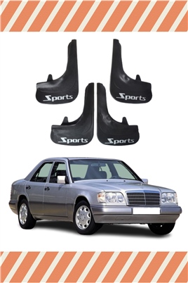 Mercedes 200E Sports Yazılı 4Lü Tozluk Çamurluk Paçalık   